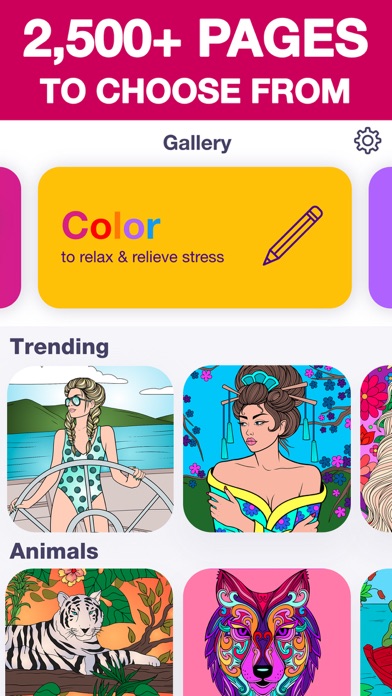 Coloring Book for Adults App. screenshot 2