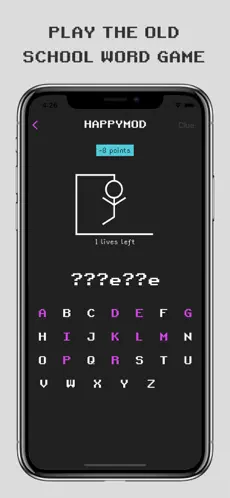 Captura de Pantalla 3 HappyMod - Hangman Word iphone
