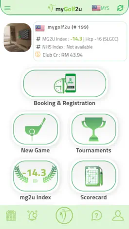 Game screenshot myGolf2u apk