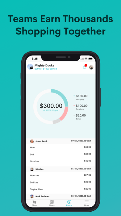 FlipGive Shop - Funding Sports screenshot 2