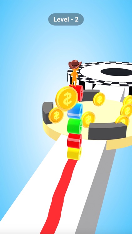 Stacky rider: run on roof rail