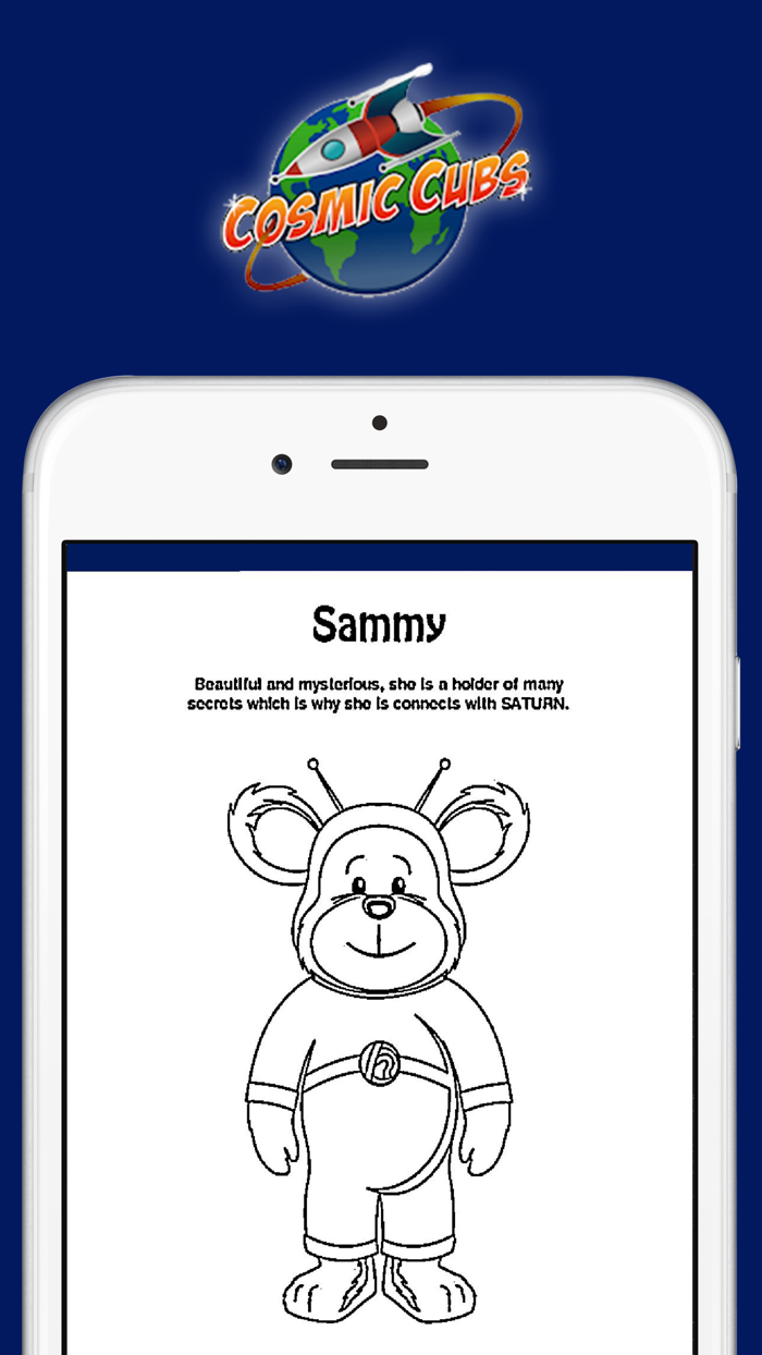 Cosmic Cubs Coloring