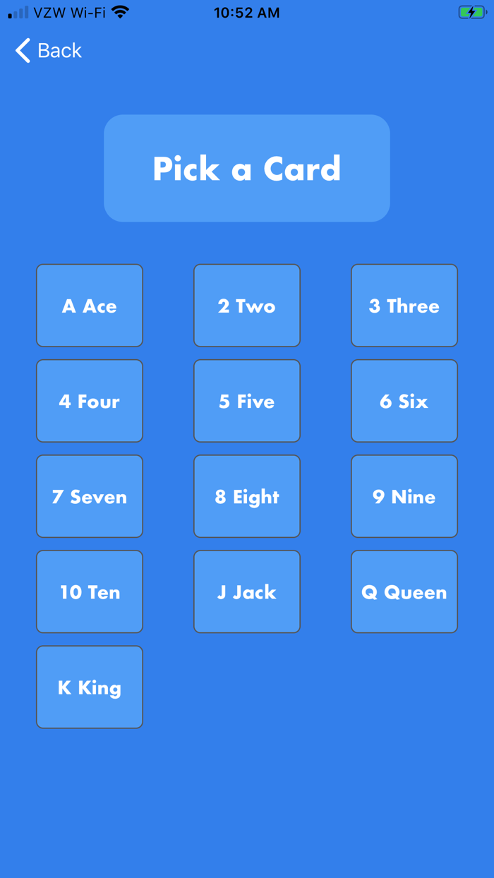 Any Card at Any Number