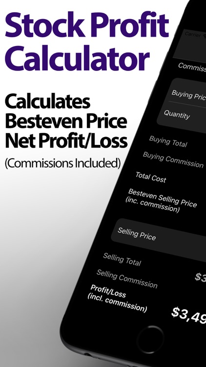 Stock Profit Calculator+