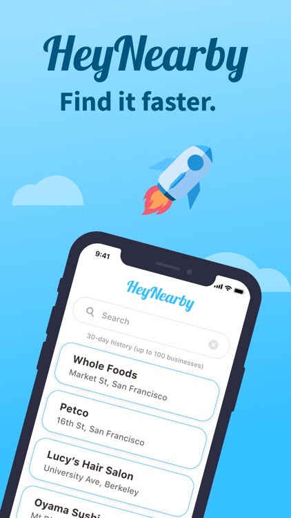 HeyNearby: Find it faster