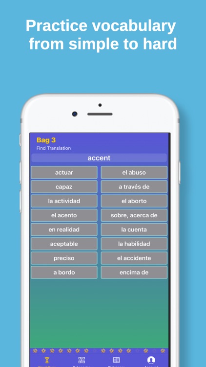 Spanish word practice screenshot-3