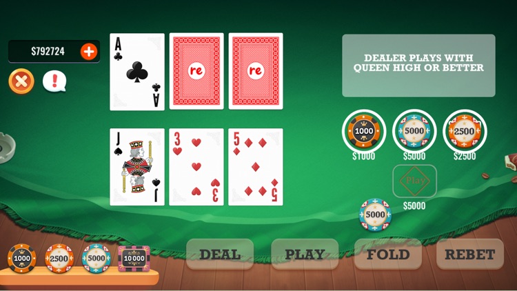 Three Card Casino Poker screenshot-3