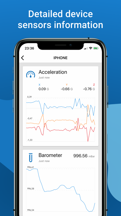 Cumulocity IoT Sensor App screenshot 4