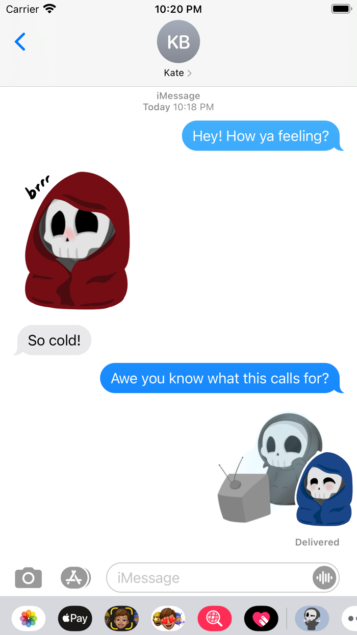 Grimmie the Reaper Stickers