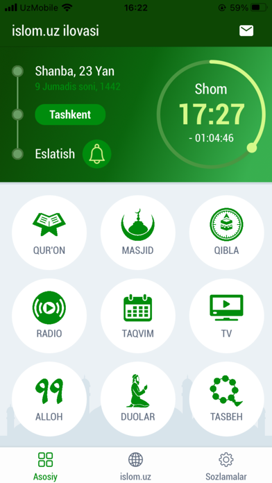 How to cancel & delete Islom.uz ilovasi from iphone & ipad 1