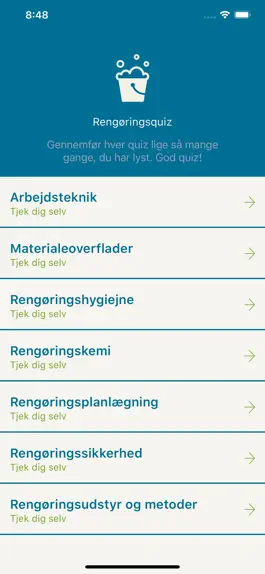 Game screenshot Rengøringsquiz mod apk