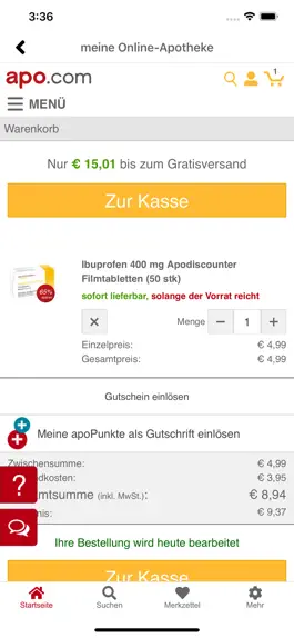 Game screenshot apo.com Apotheke hack