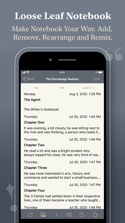 Notewrap - Book & Blog Writer