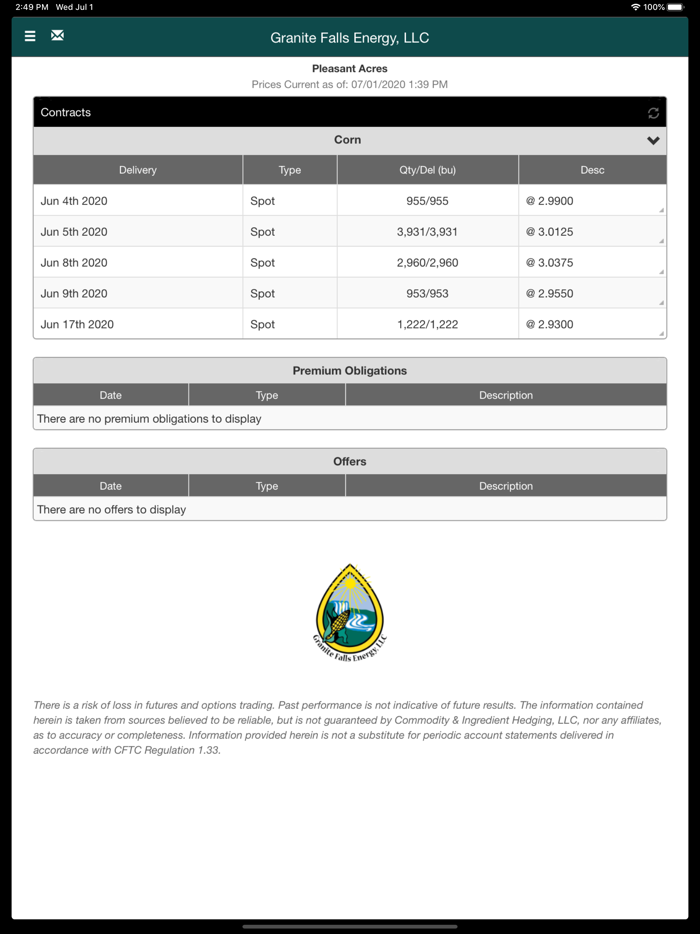 Granite Falls Energy, LLC