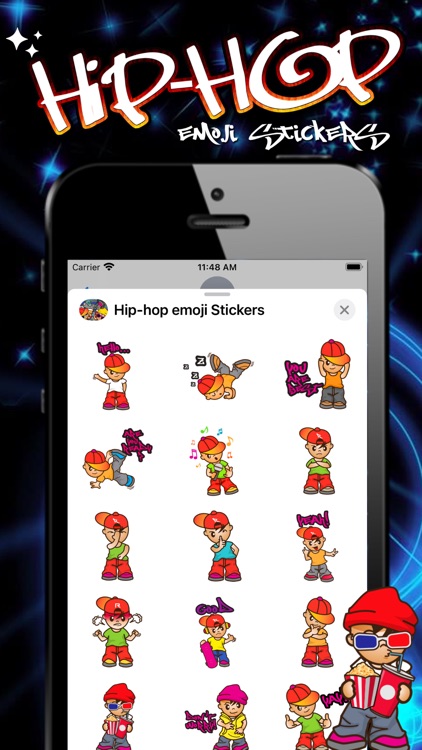 Hip-hop Emoji Stickers