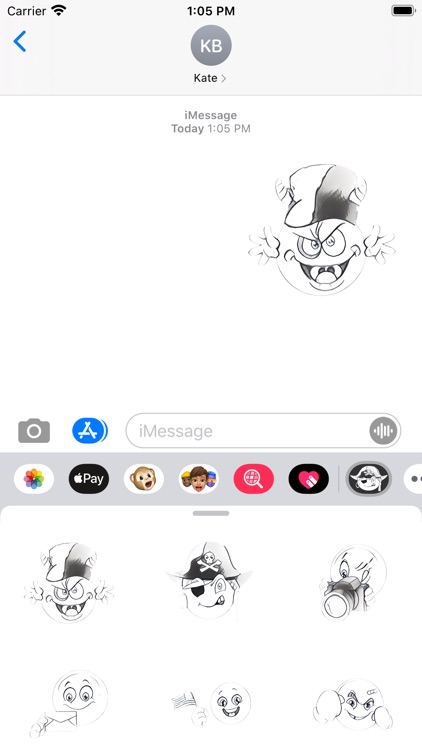 Sketch Faces Stickers screenshot-4