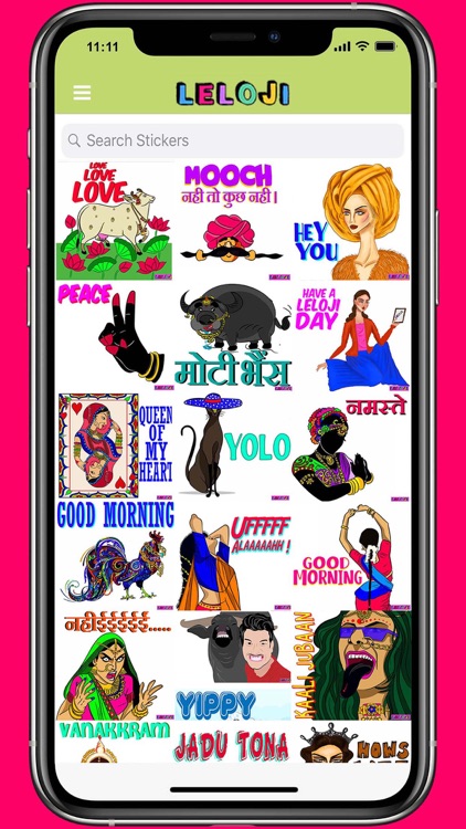 LELOJI Stickers: A Sticker App