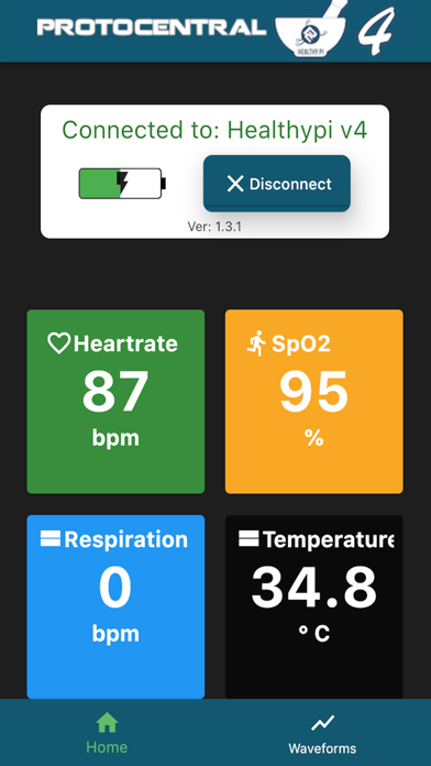 HealthyPi 4 screenshot 2