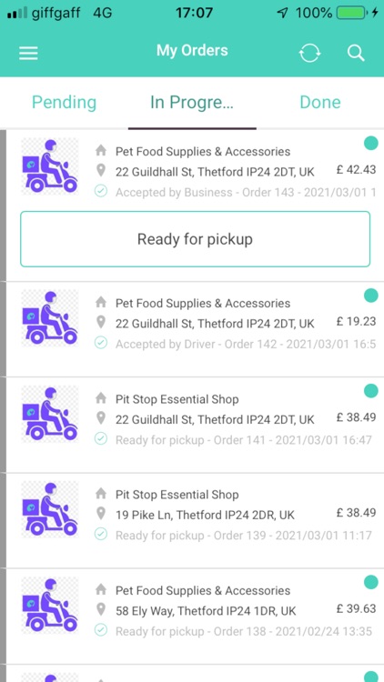 deliverWOW Business App