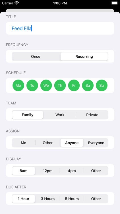 Dreamteam - Tasks & Habits
