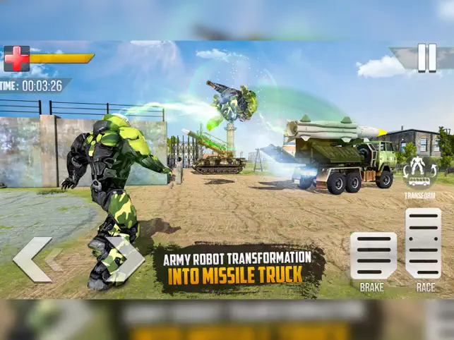 Army Robots Missiles Transport, game for IOS