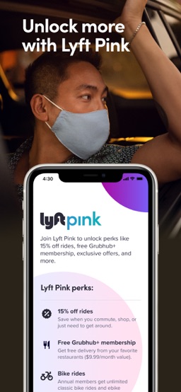 Lyft app screenshot