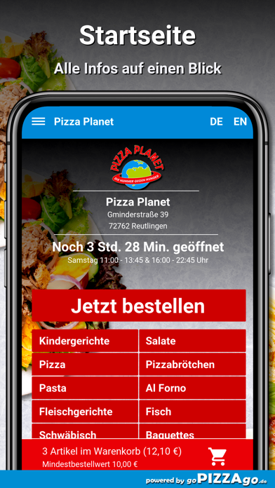 Pizza Planet Lieferservice screenshot 2