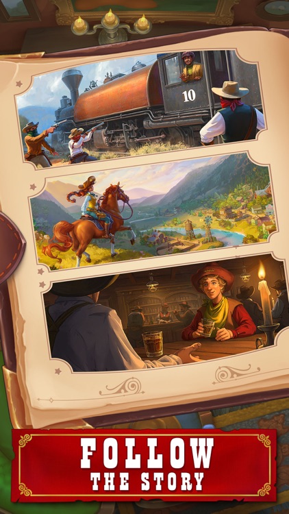 Jewels of the Wild West・Match3 screenshot-3