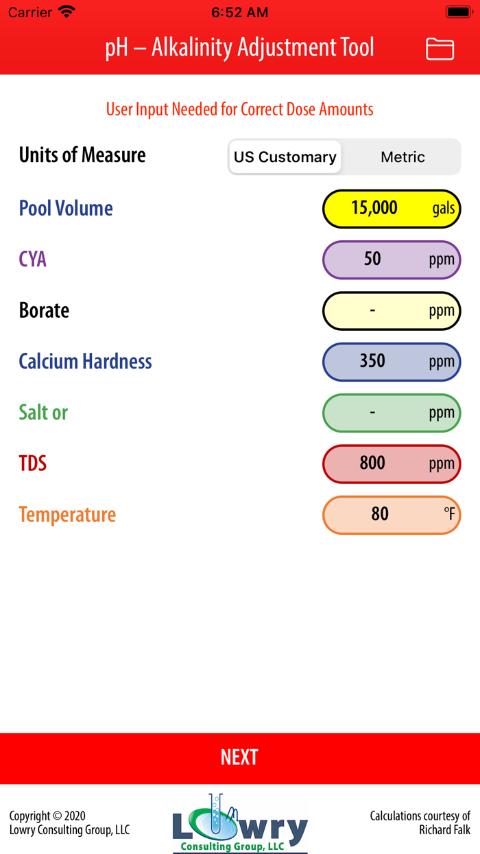 pH-Alkalinity Adjustment Tool