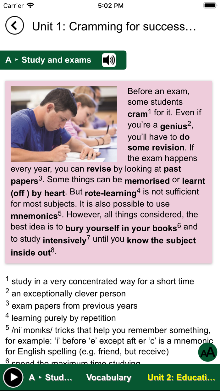 Voca in Use Advanced