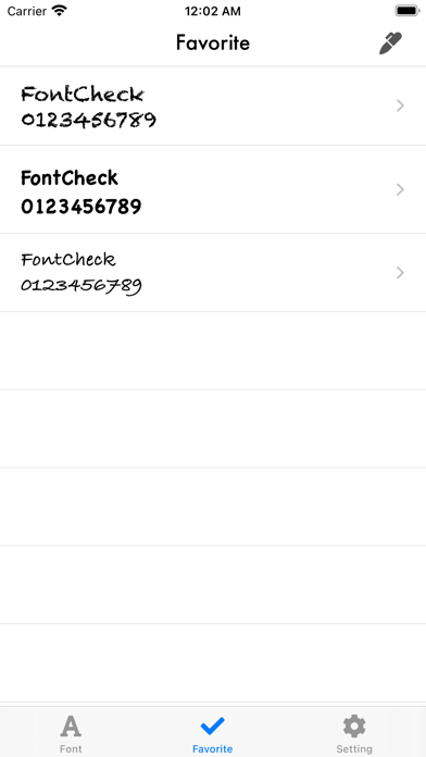 FontCheck screenshot 2