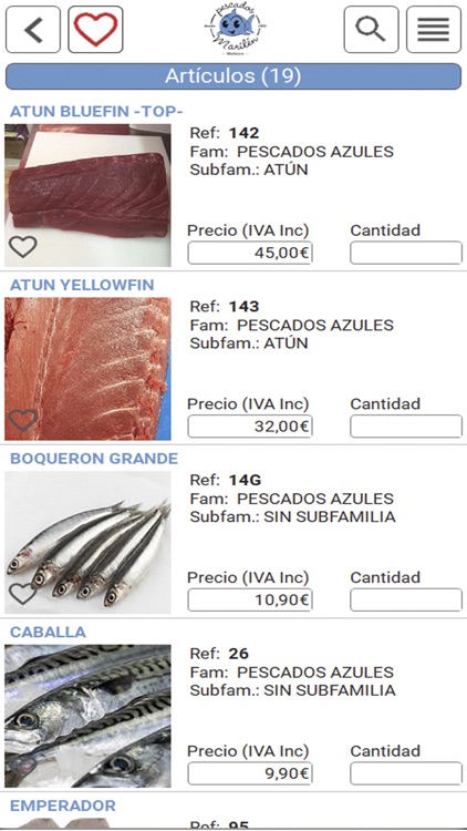 AppLine Pescados Marilén screenshot-3