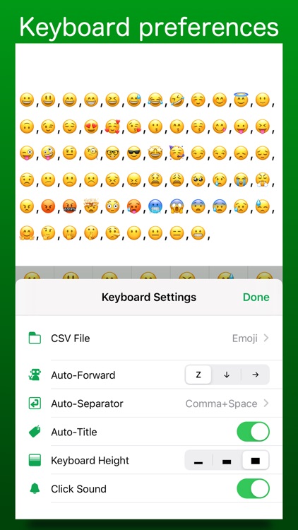 CSV Keyboard screenshot-4
