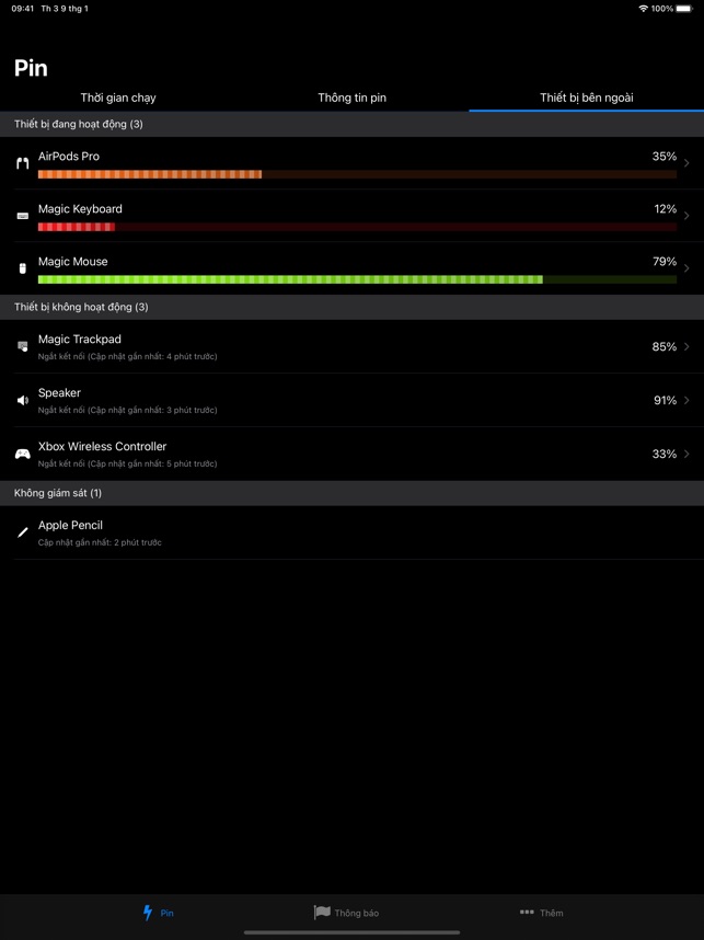 Battery Life: check runtimes