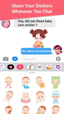 Game screenshot Baby Cam Pregnancy Stickers apk