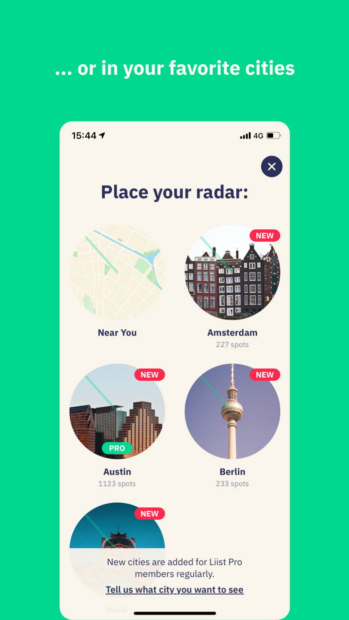 Liist Save Places For Later