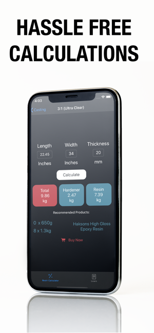 Epoxy Resin Calculator(圖5)-速報App