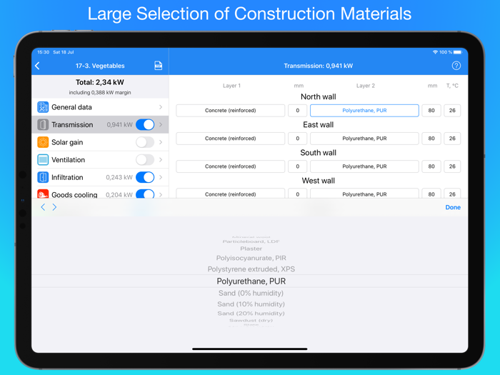 Cr Calc – Cold Room Calculator