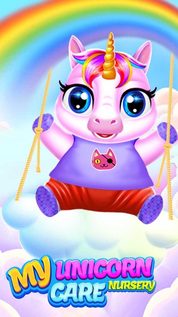 Cute Unicorn Baby Care Game