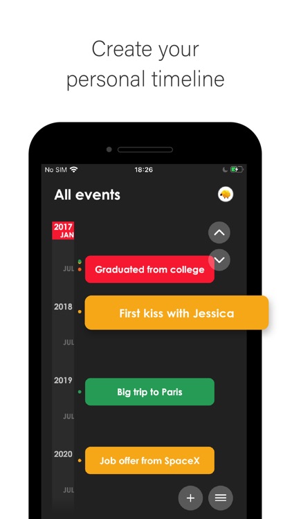 Lifely: timeline maker diary