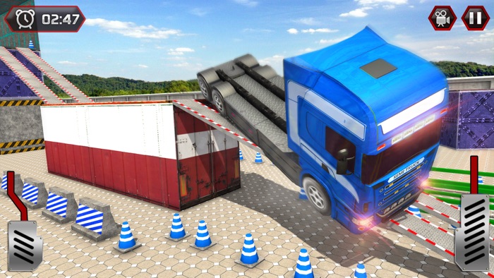 Extreme Semi Truck Parking