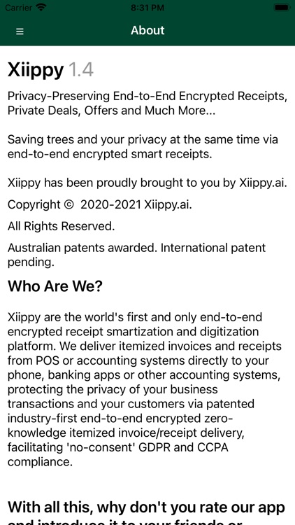 Xiippy Receipts & Rewards
