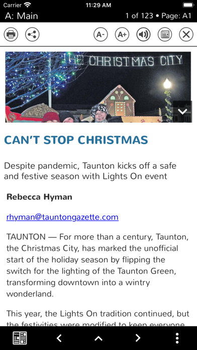 Taunton Daily Gazette eEdition screenshot 2