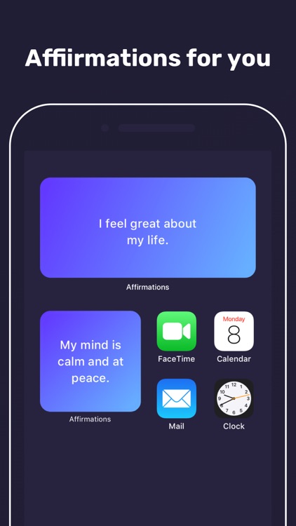 Positive Affirmations Widget screenshot-3