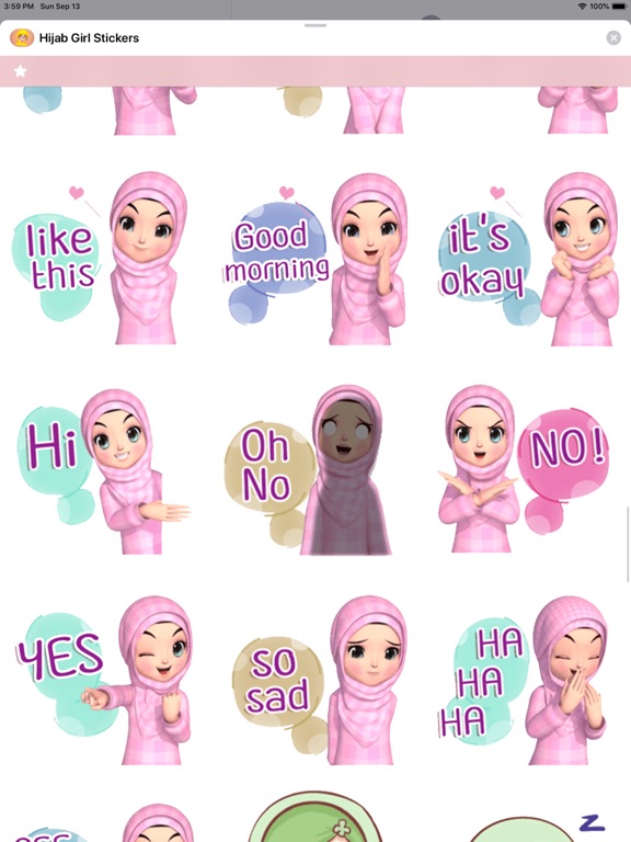 Hijab Girl Stickers screenshot 3
