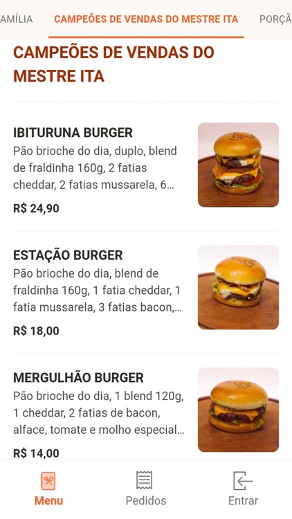 Mestre Ita Burger