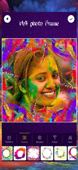 Game screenshot Holi Photo Frames - Sticker apk