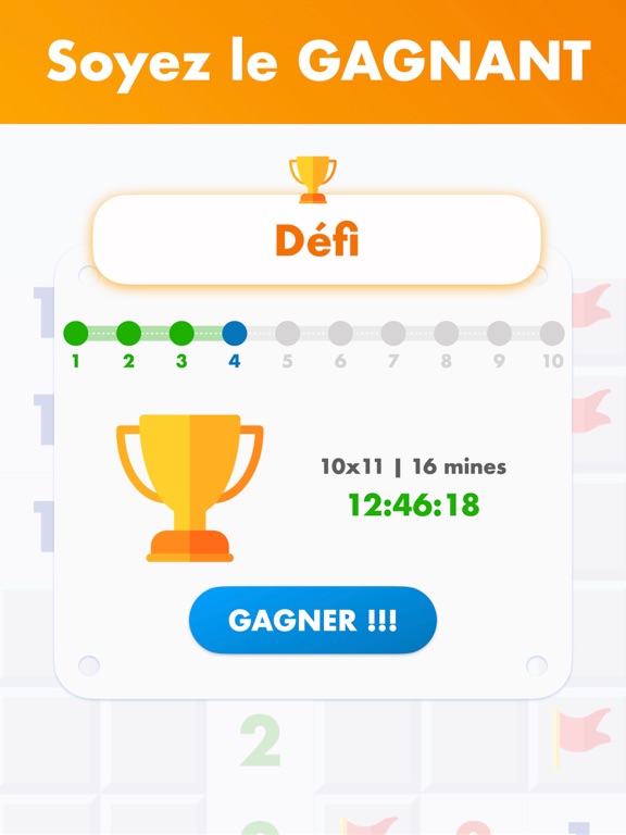 Screenshot #6 pour Démineur - puzzle classique