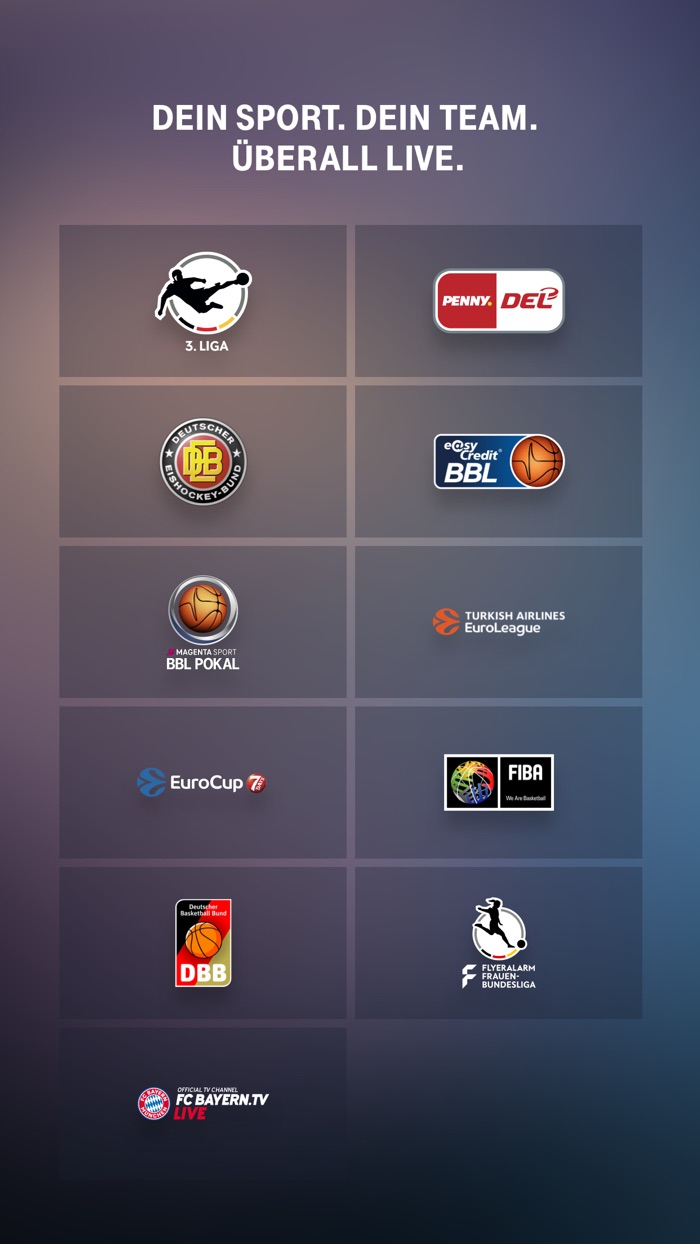 MagentaSport – DEL, BBL live