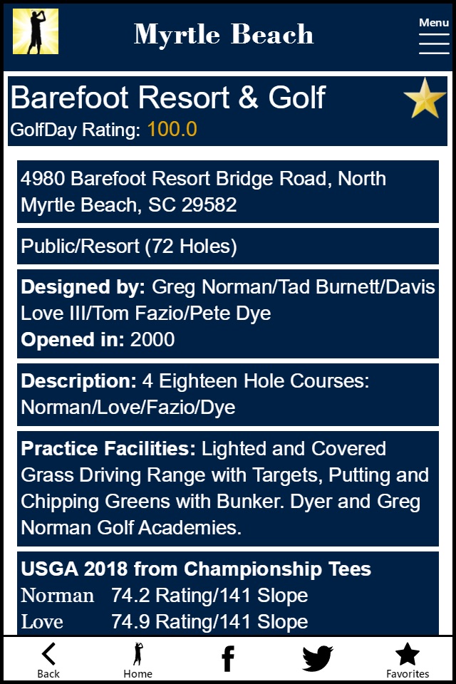 GolfDay Myrtle Beach screenshot 4